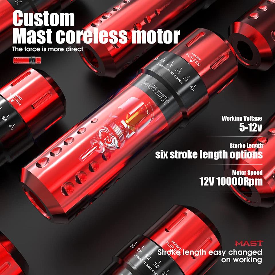 Mast Flip Gradient Red