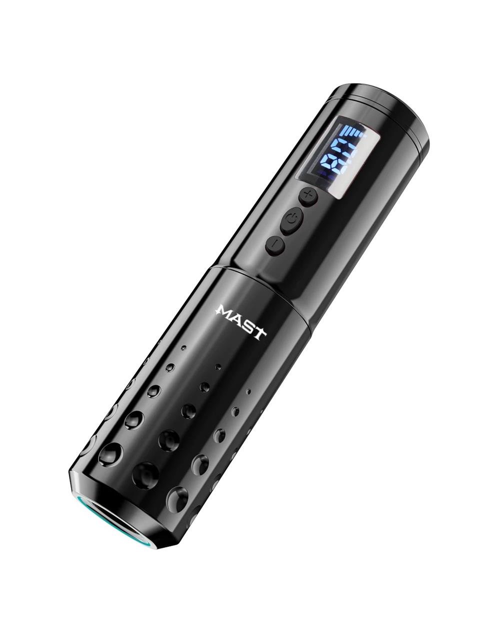Mast Lancer Kablosuz Dövme Makinesi -Değiştirilebilir 2 Adet Pil - Black 4.2 mm Stroke