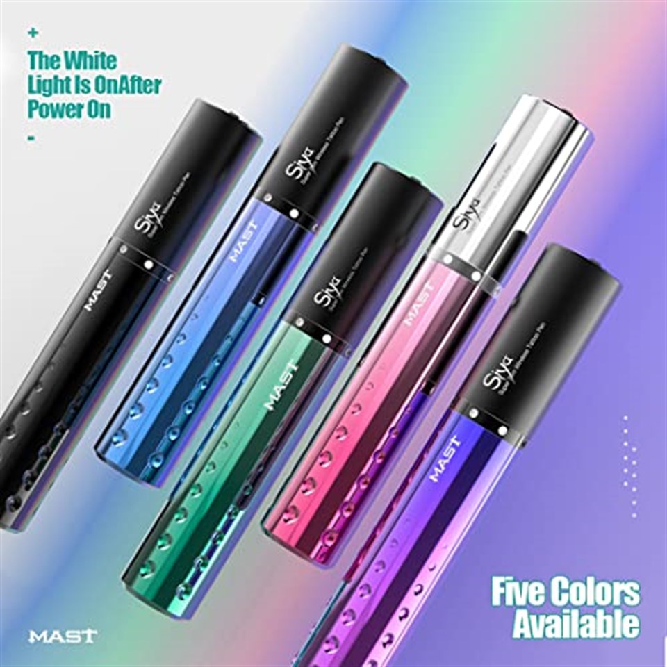 Mast Tour Siya PMU SMP Wireless Tattoo Machine-Pink