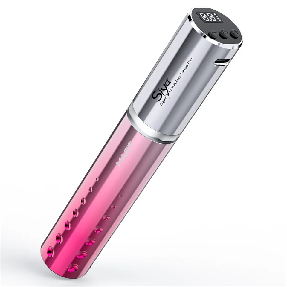 Mast Tour Siya PMU SMP Wireless Tattoo Machine-Pink