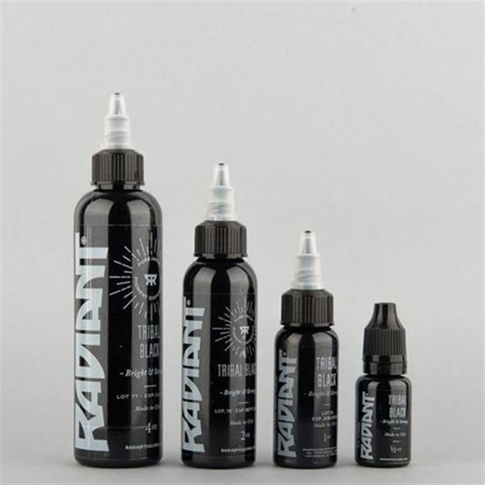 Tribal Black - Radiant Tattoo Dövme Boyası - 2oz/60ml