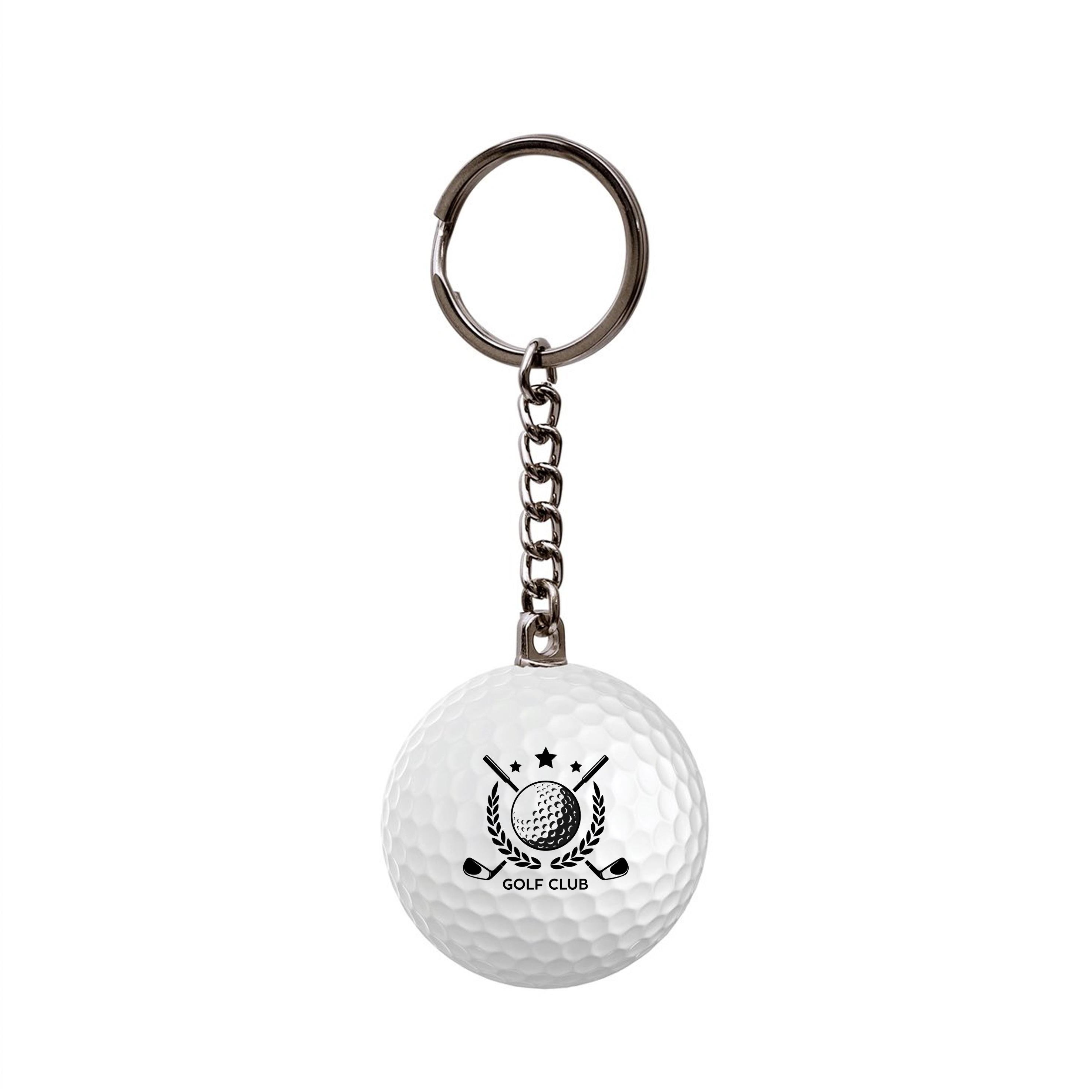GFA0006Zek Upp Zekupp Golf Topu Anahtarlık, El Yapımı Anahtarlık, Hediyelik Anahtarlık