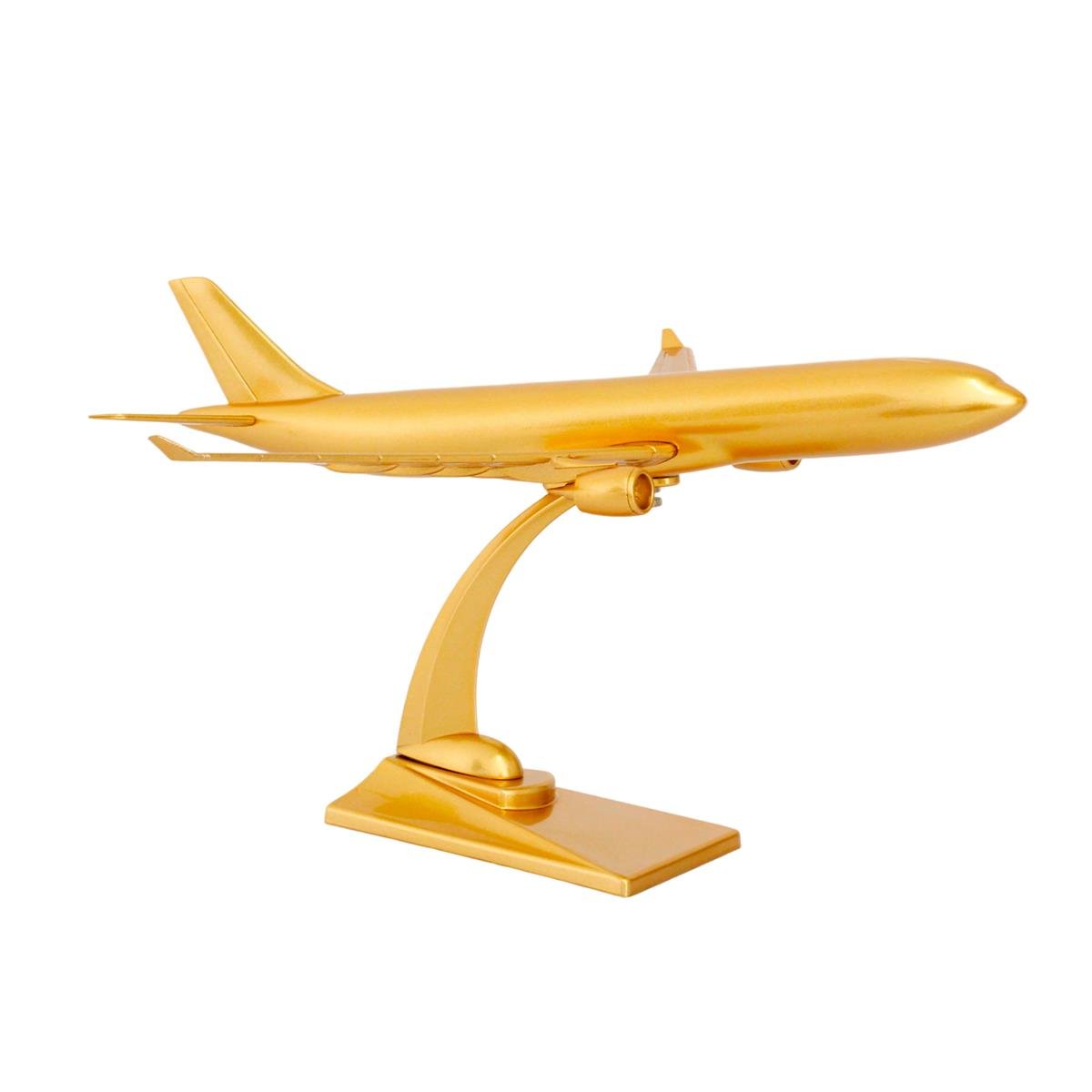 UCK0174Zekupp Airbus A330-300 1/200 Ölçek Gold Tasarımlı Maket Uçak