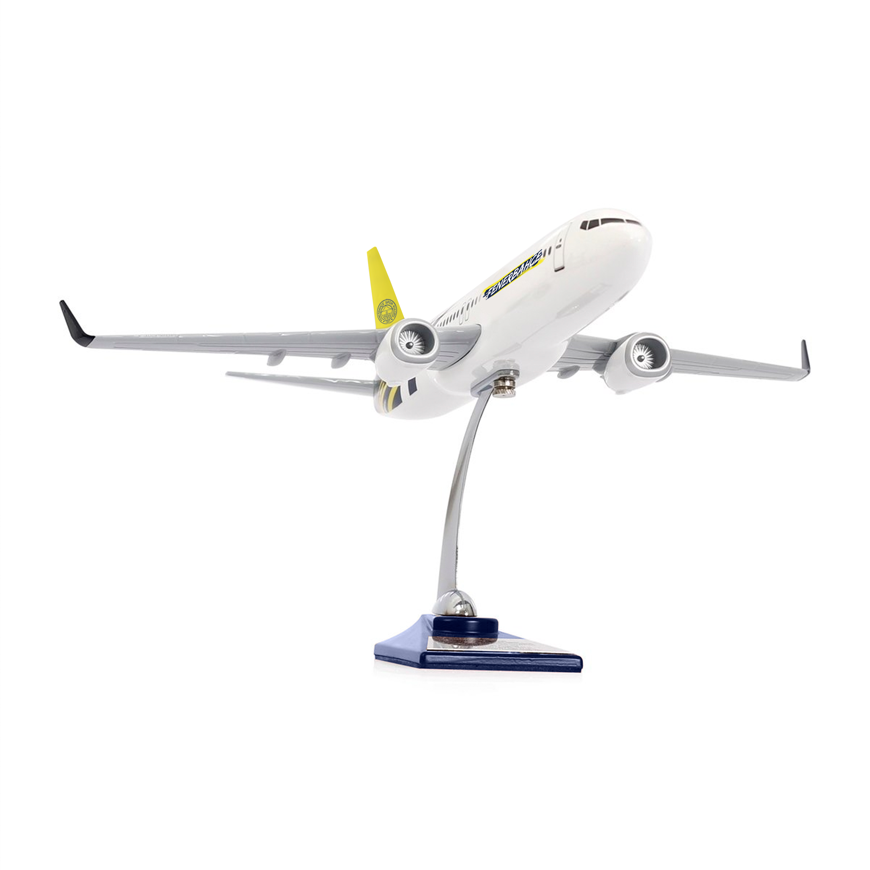 UCK0190Zekupp Boeing 737-800 1/100 Ölçek Fenerbahçe Lisanslı Tasarım Maket Uçak