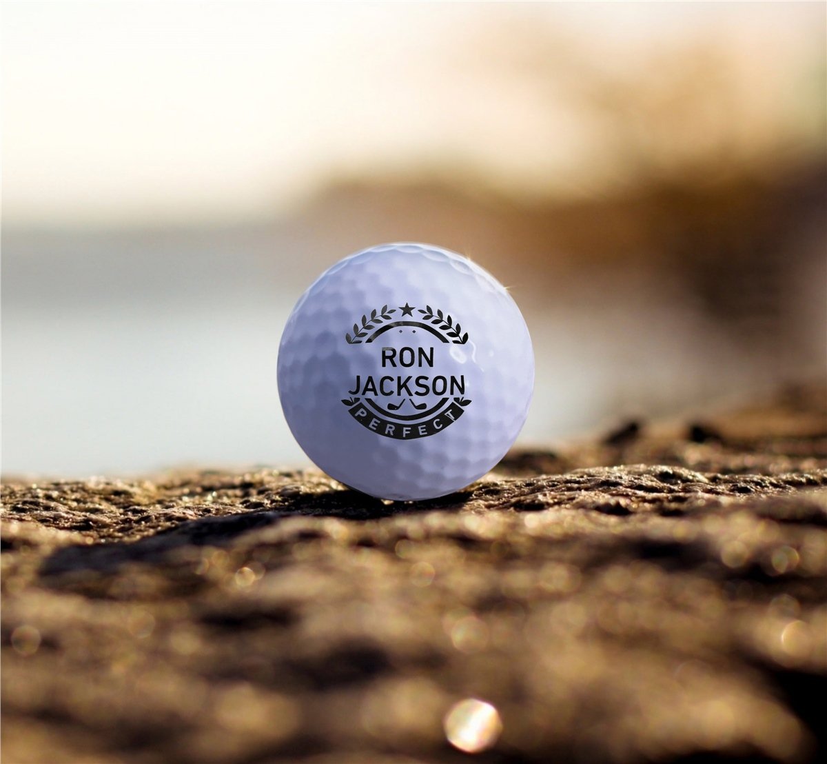Zekupp 3 Adet Profesyonel Golf Toplu Ahşap Kutulu El Yapımı Golf Seti, Erkek İçin Hediye Fikirleri, 6 Adet Tee Profesyonel Golf Aksesuarları