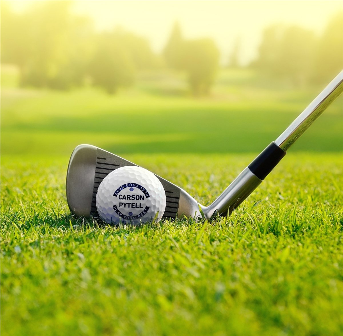 Zekupp 3 Adet Profesyonel Golf Toplu Ahşap Kutulu El Yapımı Golf Seti, Erkek İçin Hediye Fikirleri 6 Adet Tee, Profesyonel Golf Aksesuarları