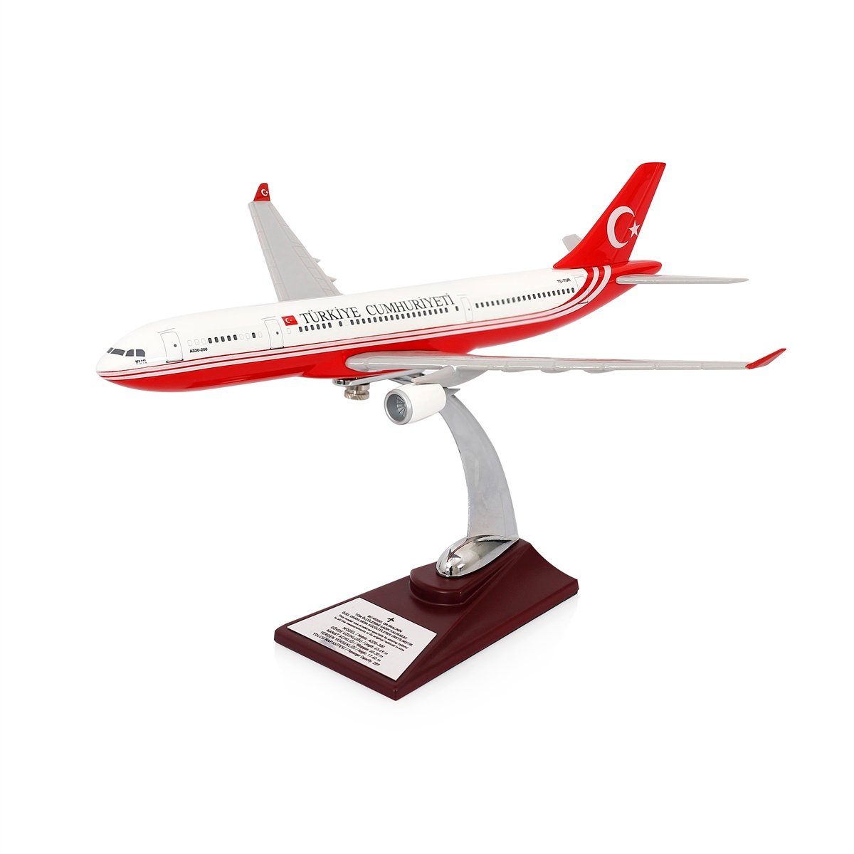 ZekUpp - Maket Uçak - Airbus 330-300 1/200 - T.C CUMHURBAŞKANLIĞI -  Model Uçak