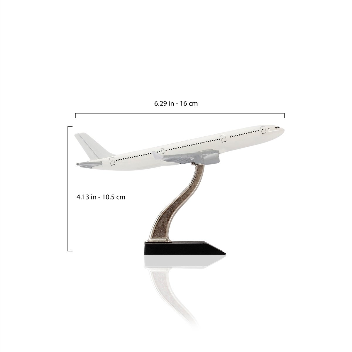 Zekupp - Maket Uçak - Airbus A330-300 1/400 Metal Gövde - BEYAZ ÖZEL TASARIM Model Uçak