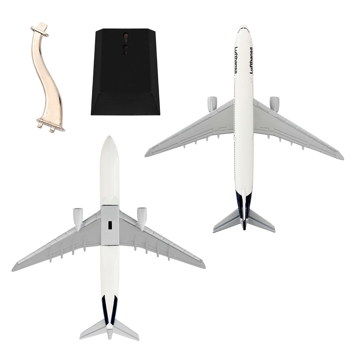 Zekupp - Maket Uçak - Airbus A330-300 1/400 Metal Gövde - LUFTHANSA Tasarım Model Uçak