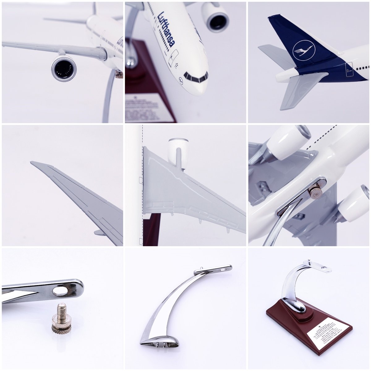 ZekUpp -Maket Uçak - Boeing 777-300 1/200 - LUFTHANSA Model Uçak