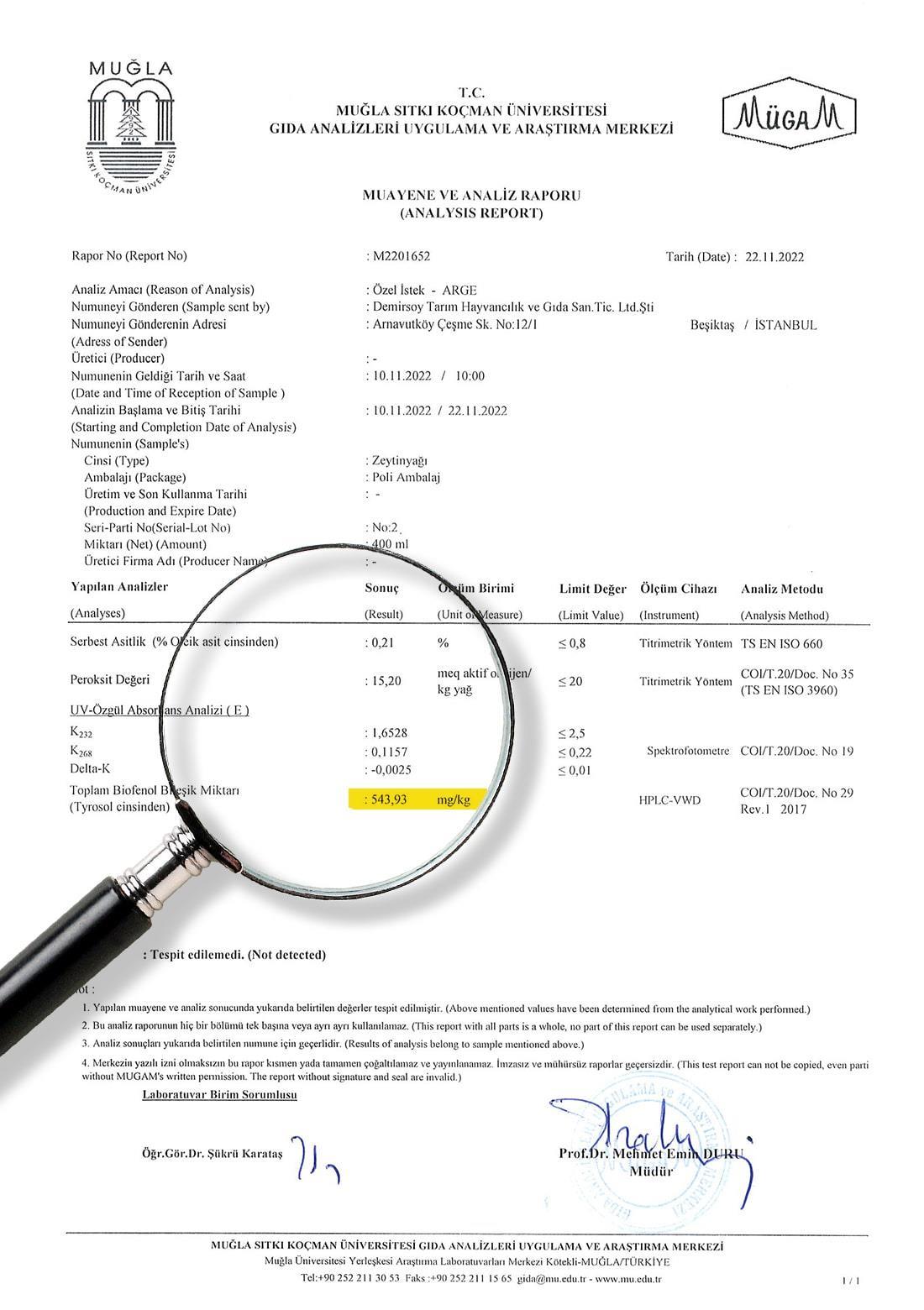 Early Harvest Extra Virgin Olive Oil - 100% Natural 500 ml - From Our Own ECOCERT Organic Certificated Gardens