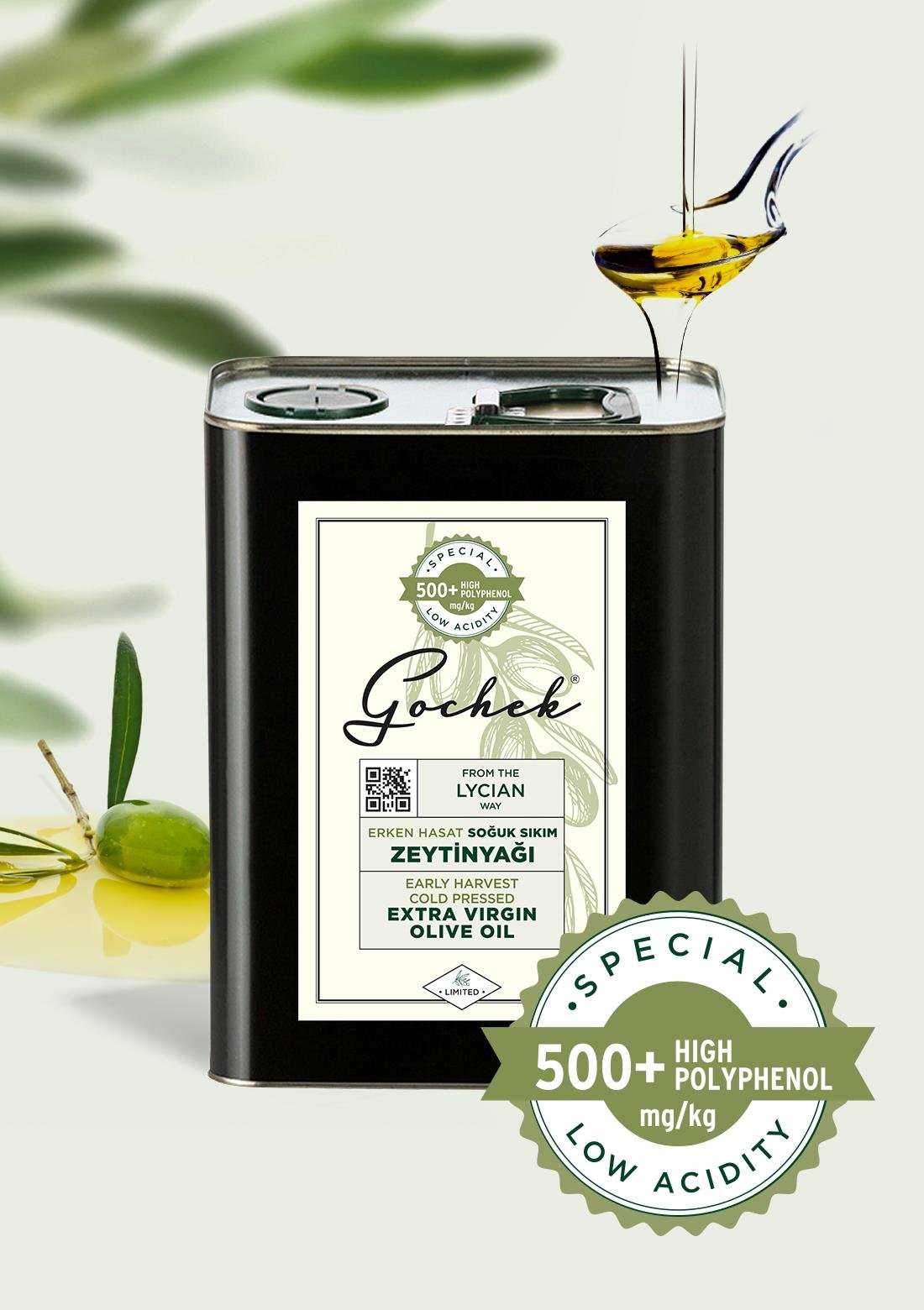 Erken Hasat Soğuk Sıkım Zeytinyağı - 2 lt