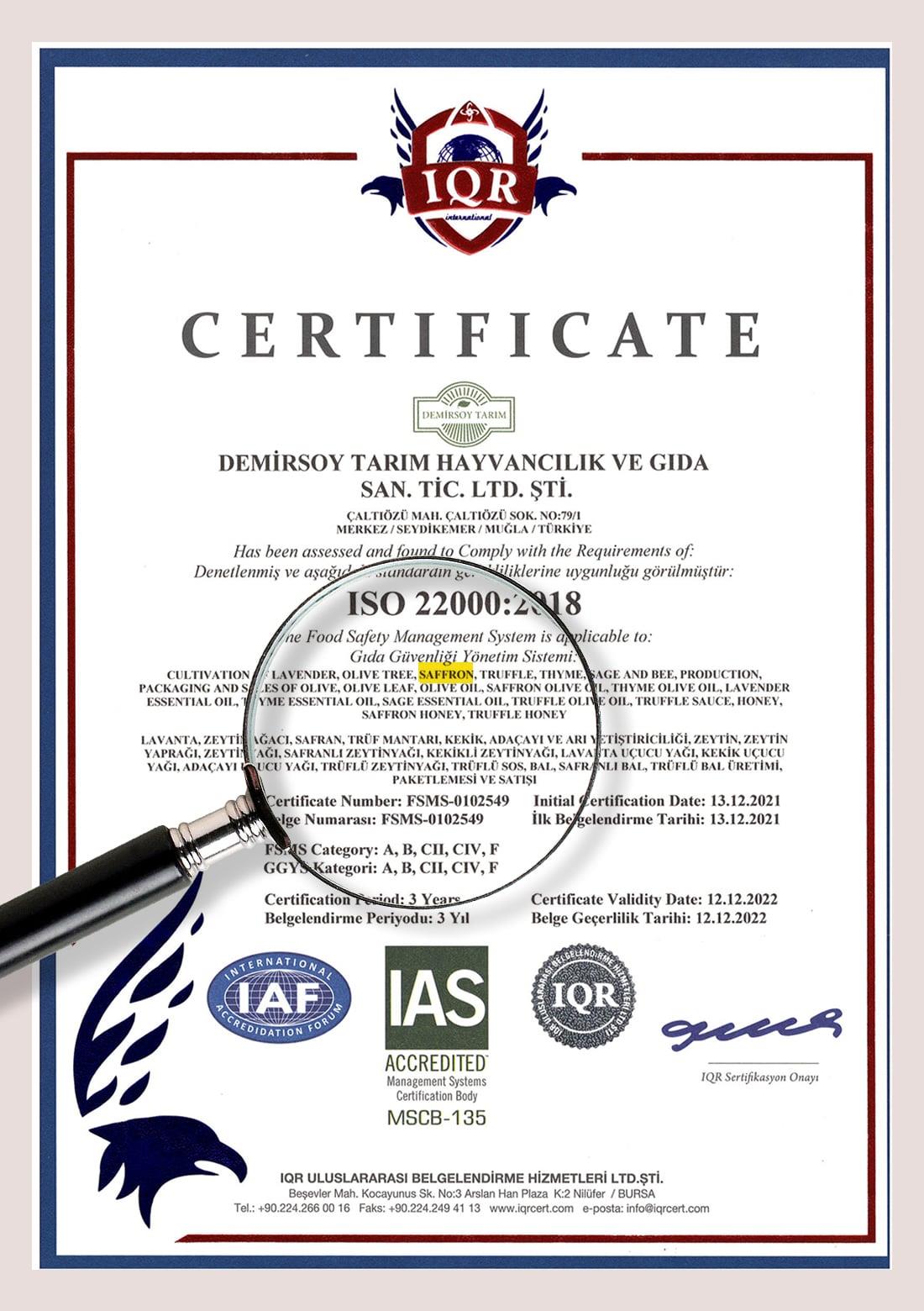 Safran – 100% natürlich, 1 g – ECOCERT-Bio-zertifiziert aus unseren eigenen Gärten