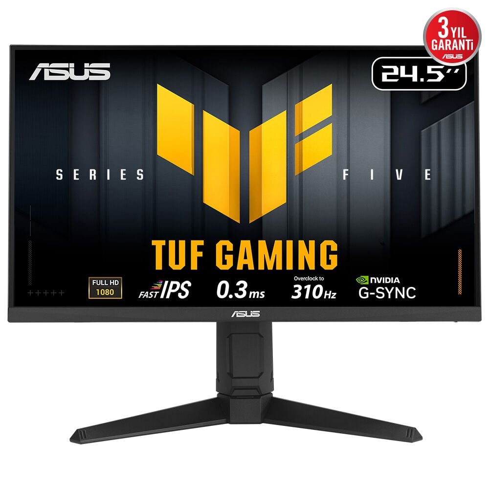 24.5 ASUS TUF GAMING VG259QMRL5A 0.3MS 310HZ AI ELMB SYNC FHD FAST IPS GAMING