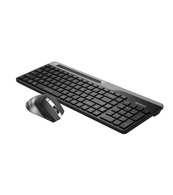 A4 TECH FB2535C Bluetooth+Kablosuz Q Trk Optic Mouse Siyah/Gri Multimedya Klavye - Mouse Set