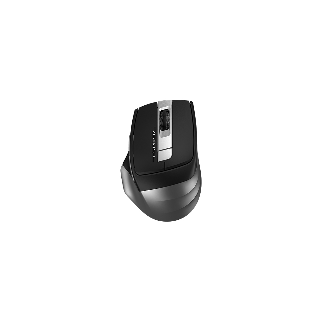 A4 TECH FB35S, Grey, FSTYLER, BLUETOOTH, 2,4Ghz Kablosuz, Optik Mouse, 10-15Metre, 6 Buton, Nano Alıcı