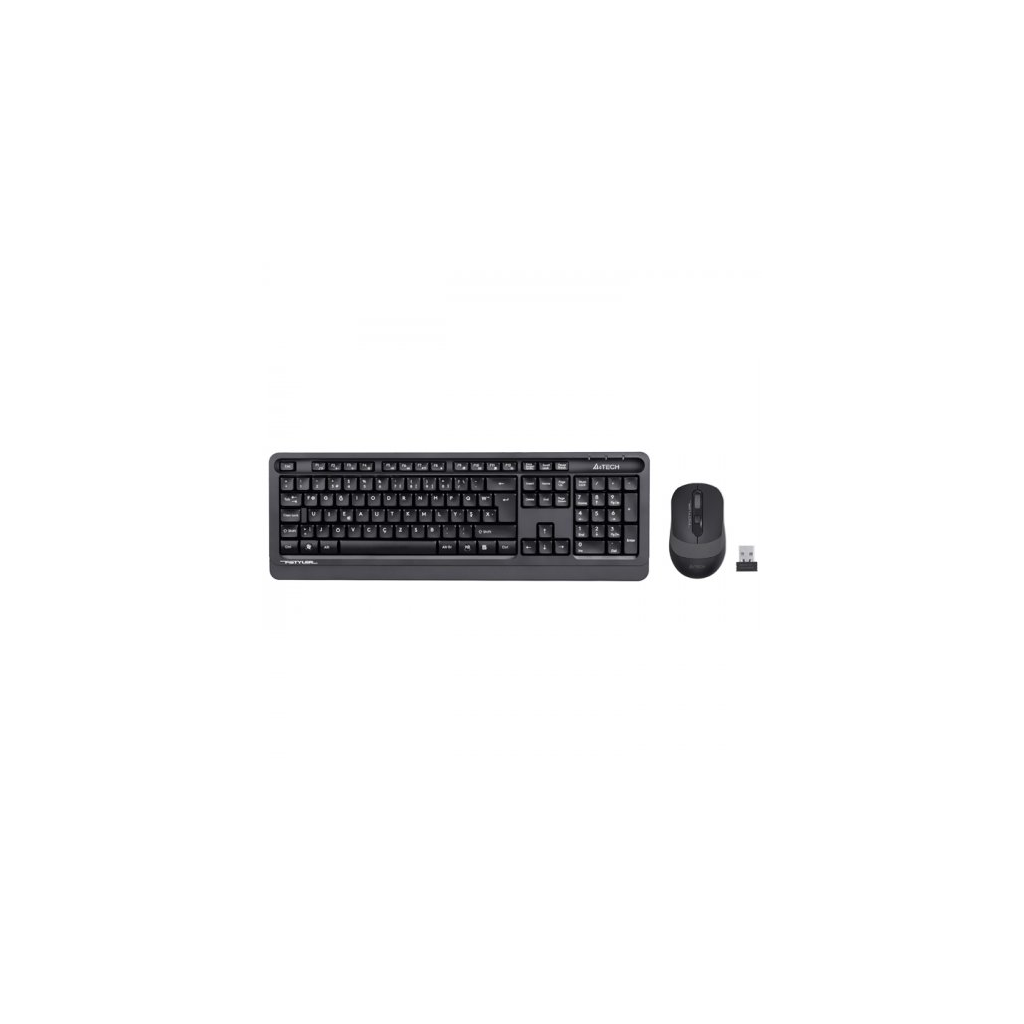 A4 TECH FG1010, Gri, FSTYLER, 2.4Ghz Kablosuz, Türkçe F, Klavye Mouse Set