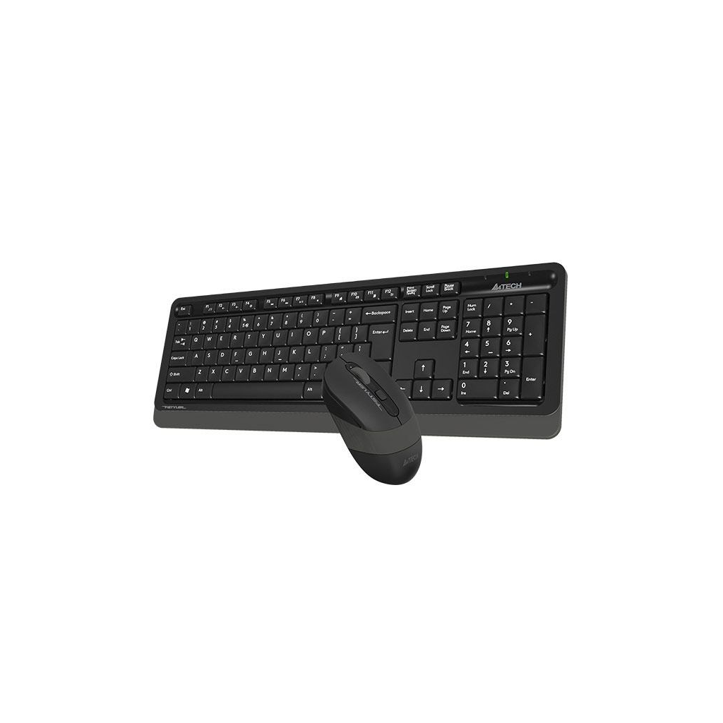 A4 TECH FG1010, Gri, FSTYLER, 2.4Ghz Kablosuz, Türkçe Q, Klavye Mouse Set