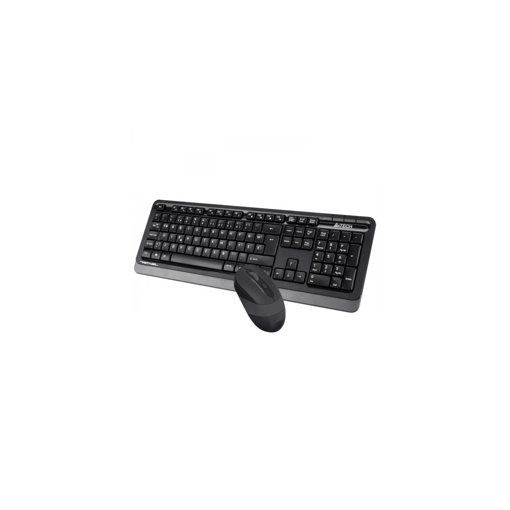 A4 TECH FG1010, Gri, FSTYLER, 2.4Ghz Kablosuz, Türkçe F, Klavye Mouse Set