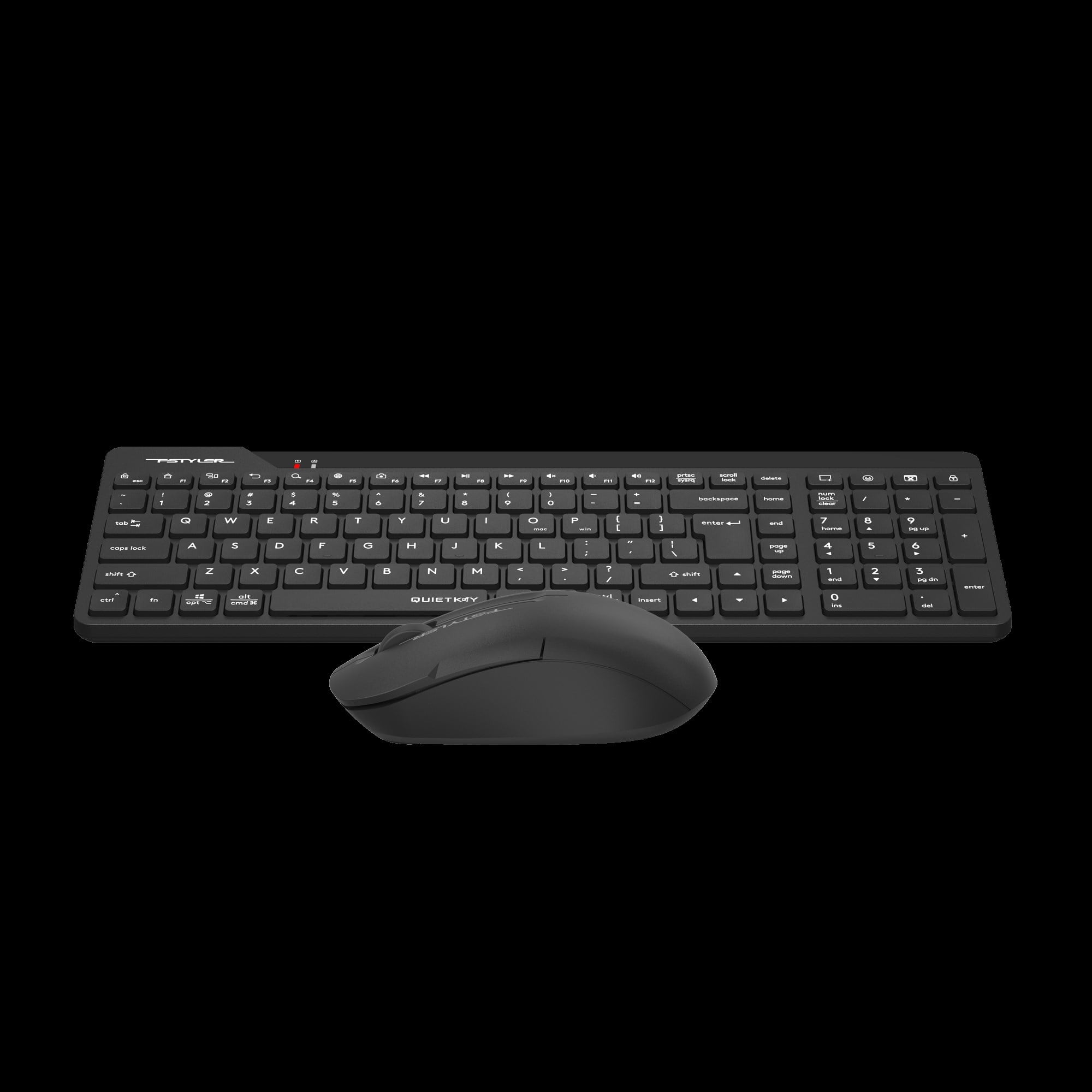 A4 TECH FG2300 Q SILENT 2.4 GHZ AİR2 SİYAH KLAVYE+MOUSE