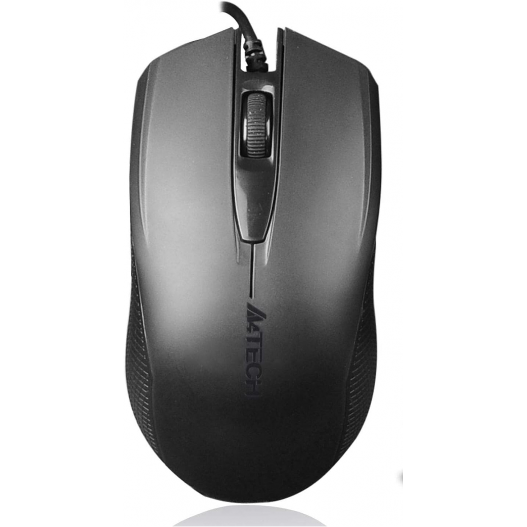 A4 TECH OP-760, Siyah, V-Track, 1000dpi, 3 Buton, Usb Kablolu, Optik Mouse