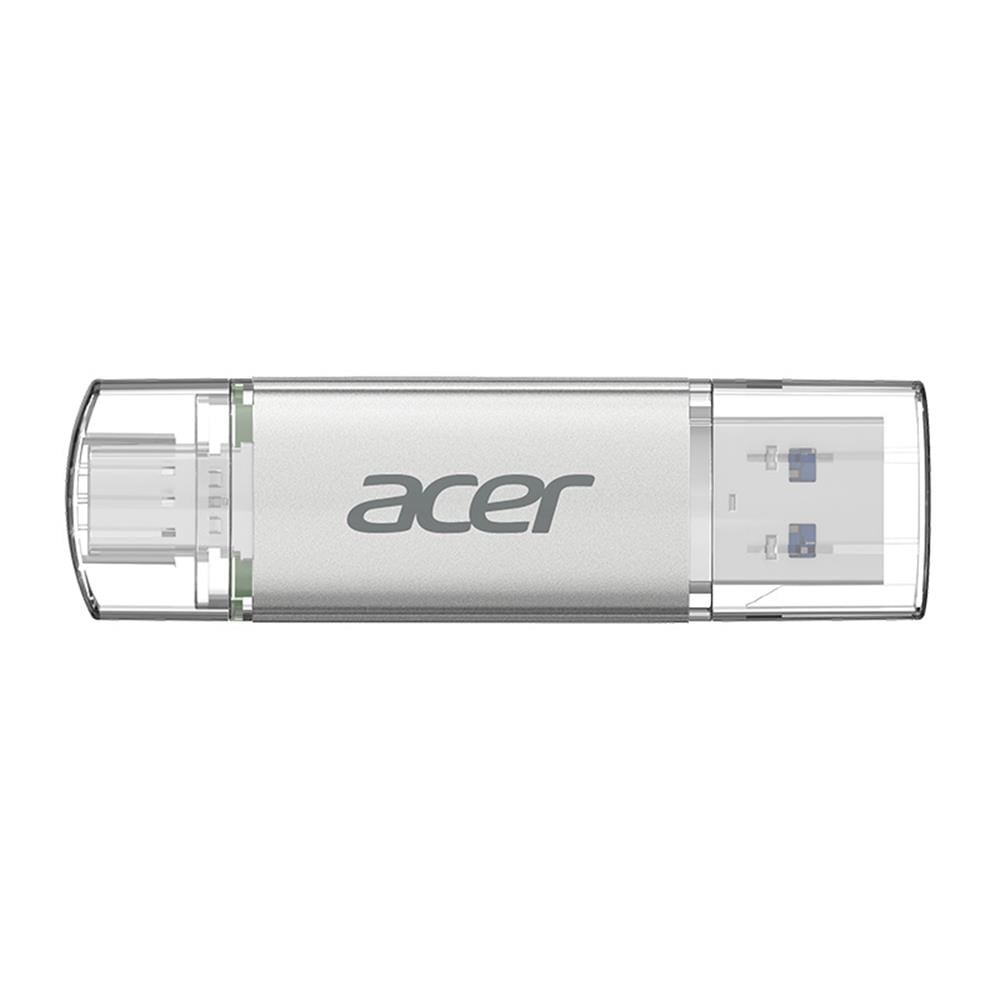Acer 512GB USB 3.2 UT300-512GB USB-A+USB-C Çift Taraflı Metal Flash Bellek