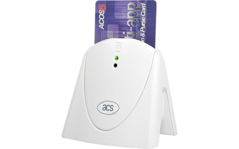 ACS ACR39U-H1 USB Type-A 1.5m Kablolu Dik Tip Tam Boy Temaslı Akıllı Kart Okuyucu