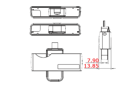 ACS ACR39U-ND PocketMate II Micro-USB Tam Boy Temaslı Akıllı Kart Okuyucu