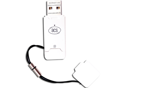 ACS ACR40T-A5 USB Type-C SIM Boyutlu Temaslı E-İmza Akıllı Kart Okuyucu