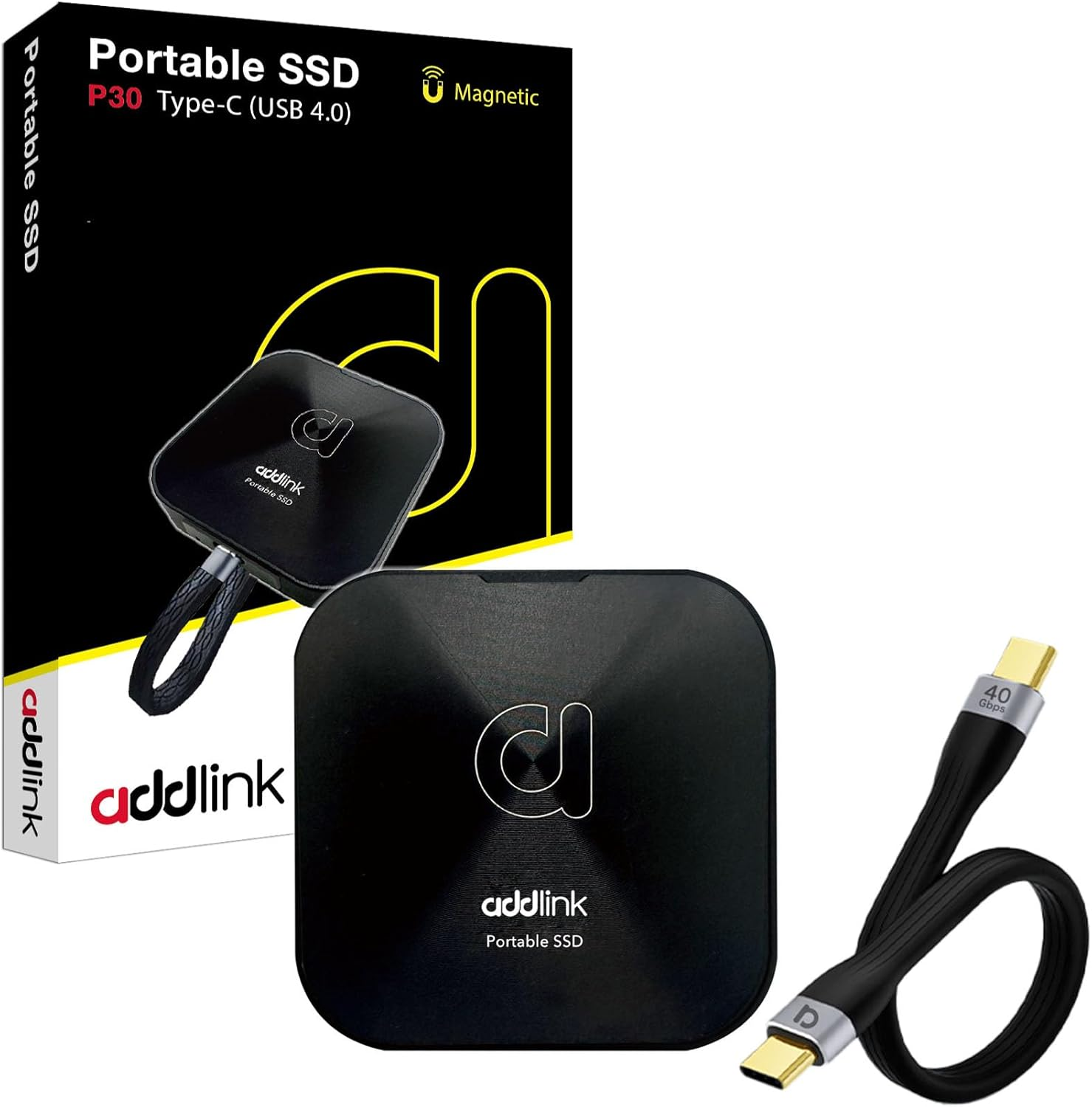ADDLINK 2TB P30 AD2TBP30B4K 4000-3600MB/s TYPEC SSD Harici Disk