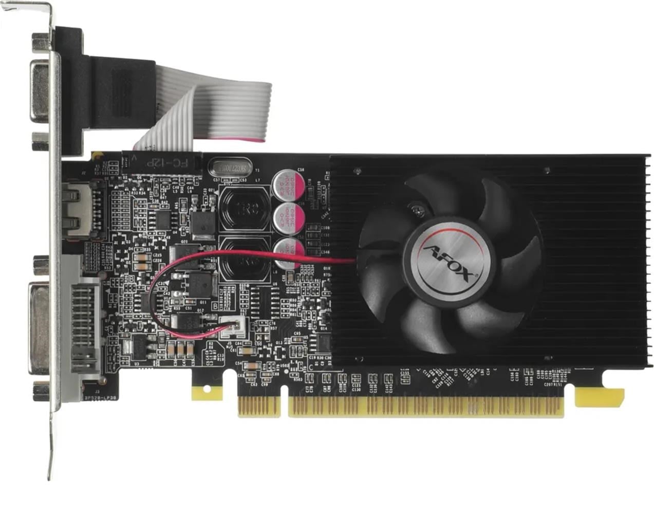 Afox Geforce Gt610 2gb Ddr3 64bit AF610-2048D3L5-V3 DVI HDMI VGA LP Single Fan Ekran Kartı