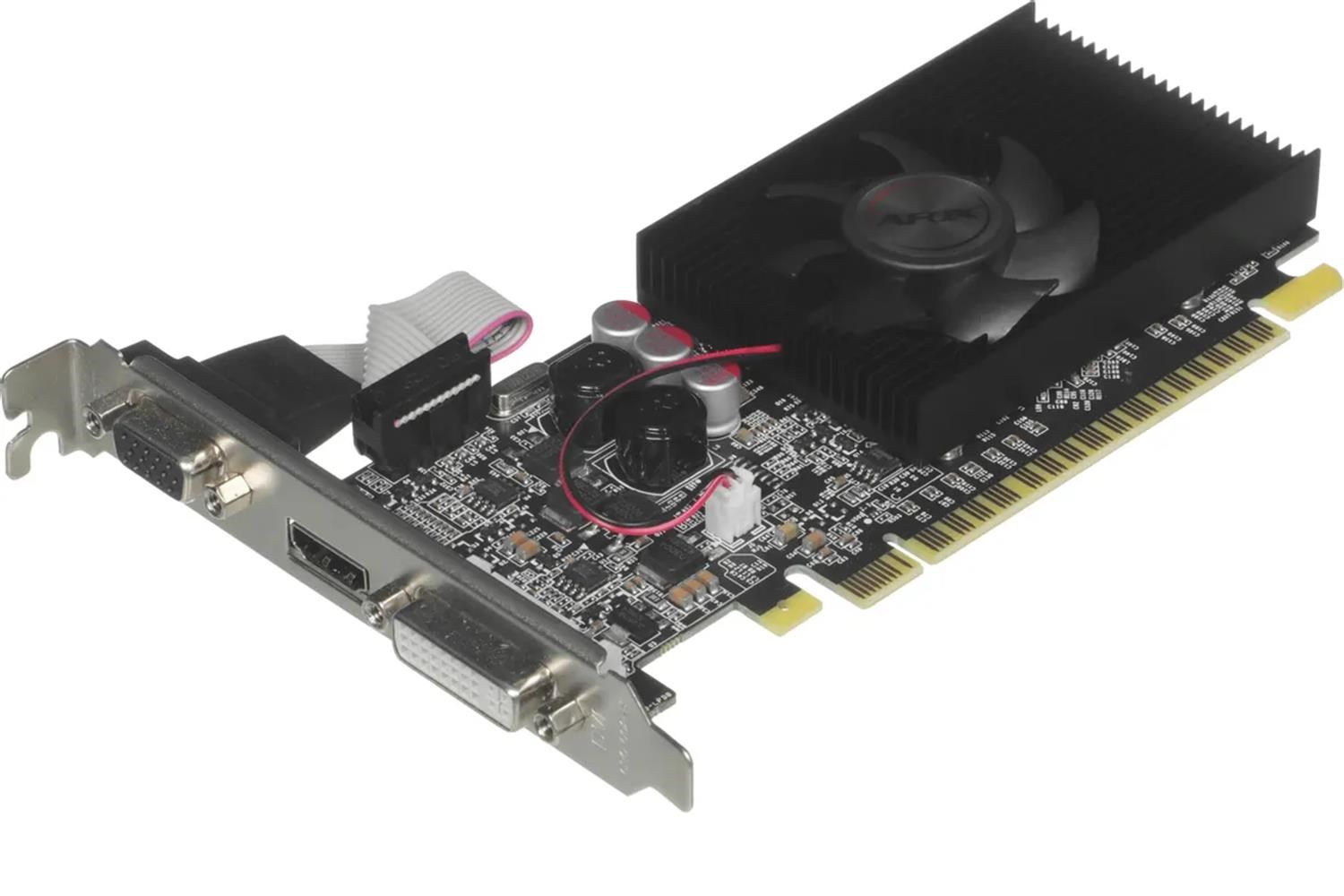 Afox Geforce Gt610 2gb Ddr3 64bit AF610-2048D3L5-V3 DVI HDMI VGA LP Single Fan Ekran Kartı