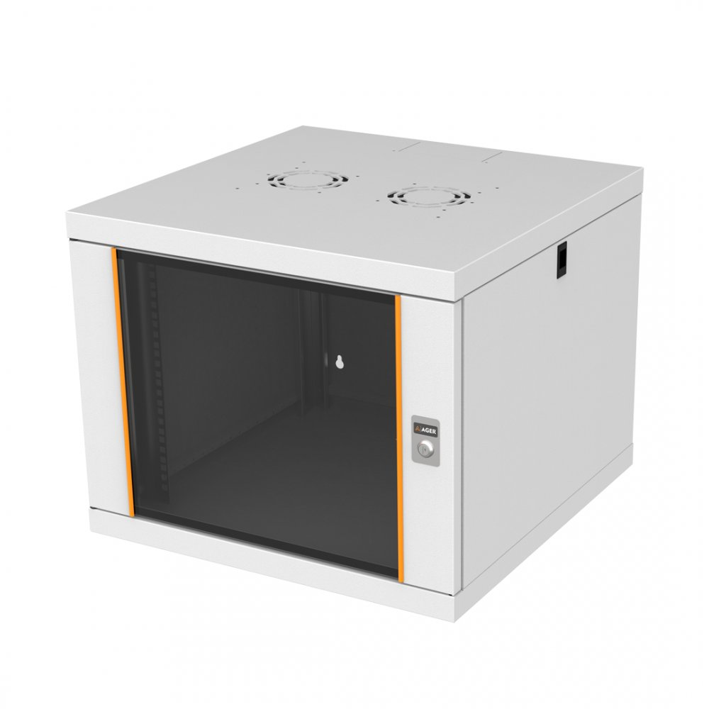 AGER 12U 600x600mm Duvar Tipi Beyaz Kabinet Agena Base AG-AF126060B1 Demonte