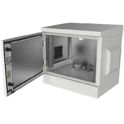 AGER 9U 600x450mm IP66 Dış Ortam Duvar Tipi Kabinet AG-OB09U6045B2-D-A-M1 Basic
