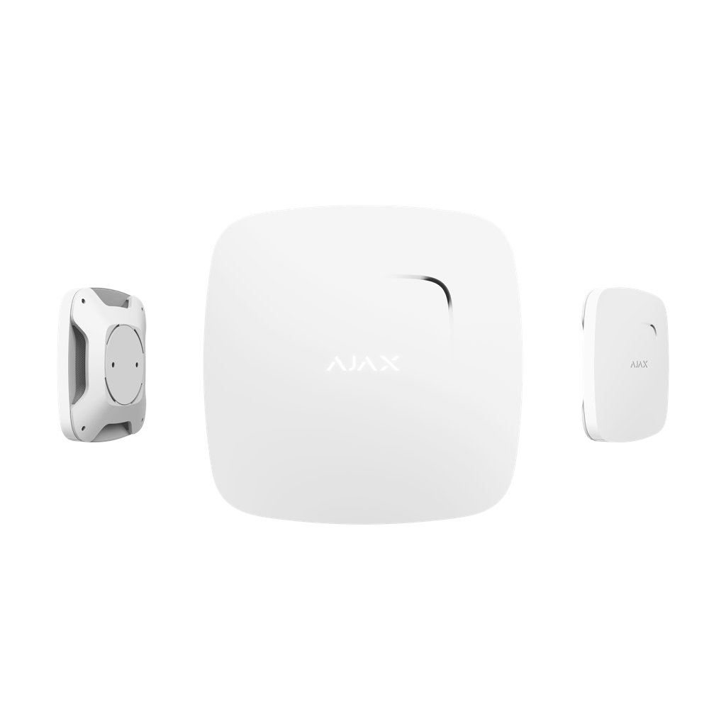 AJAX  FireProtect Plus, Kablosuz, Isı ve Duman Dedektörü, BEYAZ