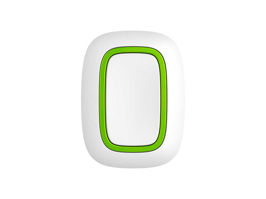 AJAX Button Kablosuz Programlanabilir Buton Beyaz