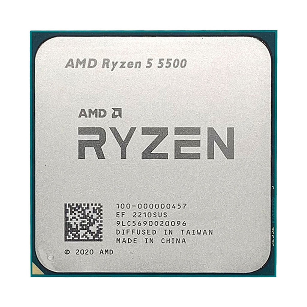 AMD Ryzen 5 5500 Altı Çekirdek 3.60 GHz Kutusuz Fansız Tray İşlemciAMDİşlemciB05109