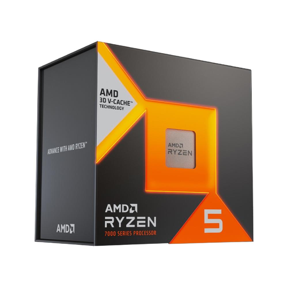 AMD RYZEN 5 7500X3D 102MB 12çekirdekli O/B UHD AM5 65w Kutulu+Fansız