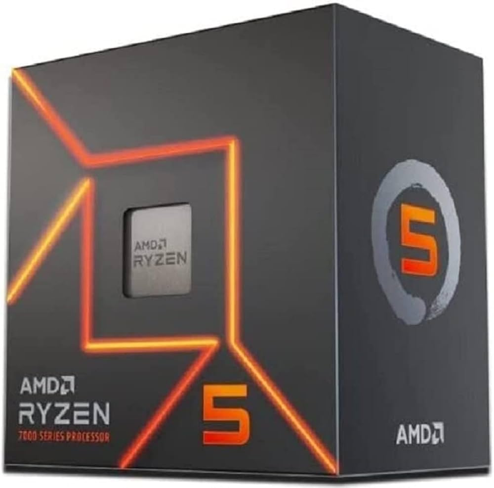 AMD RYZEN 5 7600X 38MB 6çekirdekli O/B UHD AM5 105w Kutulu+Fansız