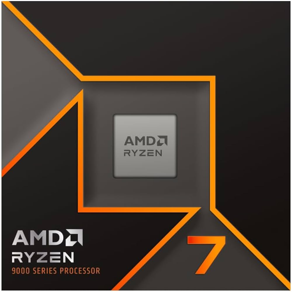 AMD RYZEN 7 9700X 40MB 8çekirdekli O/B UHD AM5 65w Kutulu+Fansız