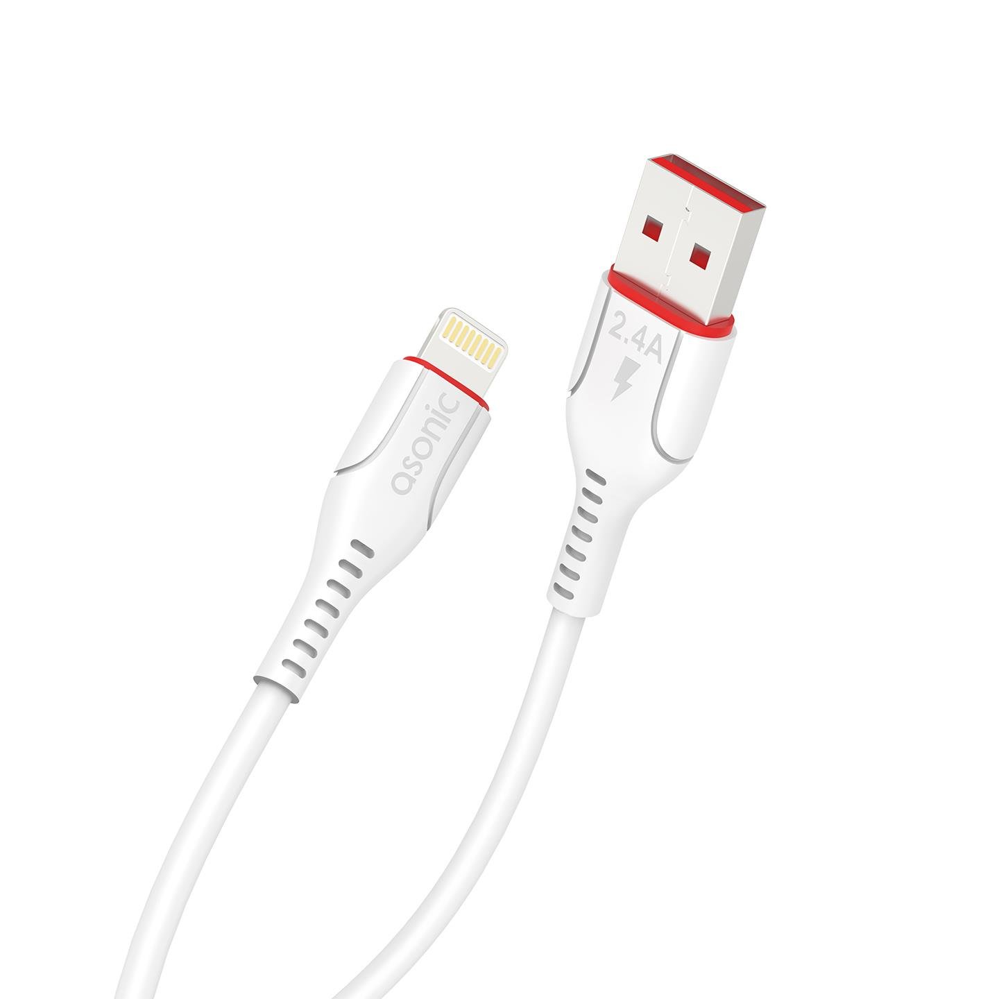 ASONİC AS-X306 BEYAZ İPAD/İPHONE LİGHTNİNG DATA + ŞARJ KABLOSUAsonicŞarj Aleti ve KablolarB05101