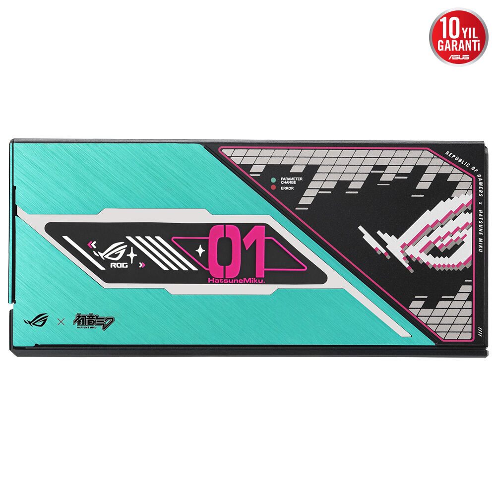ASUS 1200W 80+ PLATINUM ROG THOR 1200P3 MIKU Tam Modüler Power Supply / 90YE00V6-B0NA00