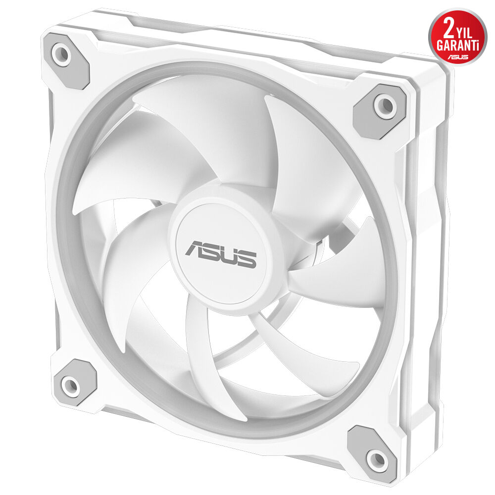ASUS 12cm PRIME MR120 RGB Kasa Fanı Beyaz