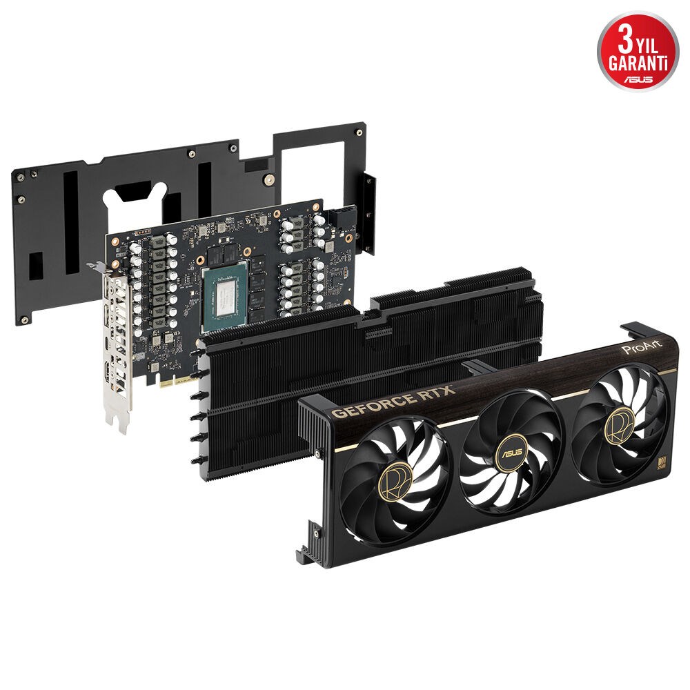 ASUS 16GB PROART RTX5080-O16G GDDR7 256bit HDMI DP PCIe 5.0