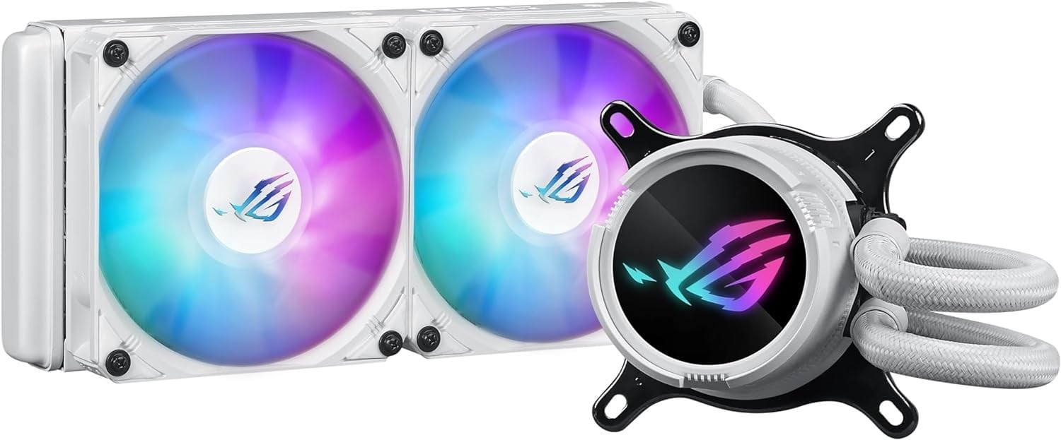 ASUS 240mm ROG STRIX LC III 240 ARGB AM5-1851p Sıvı Soğutmalı İşlemci Fanı Beyaz /  90RC00S2-M0UAY0