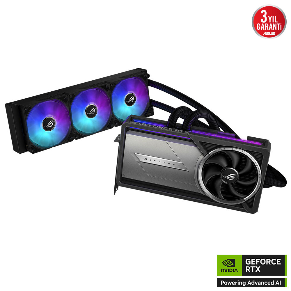 ASUS 32GB ROG ASTRAL LC RTX5090-O32G GAMING GDDR7 512bit HDMI-DP PCIE 5.0