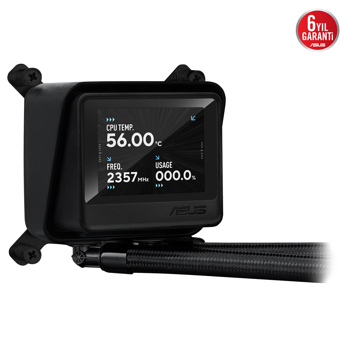ASUS 360MM MAX GAMING LC 360 ARGB LCD ARGB AM5-1851p Sıvı Soğutmalı İşlemci Fanı / 90RC01G1-B0EAY0