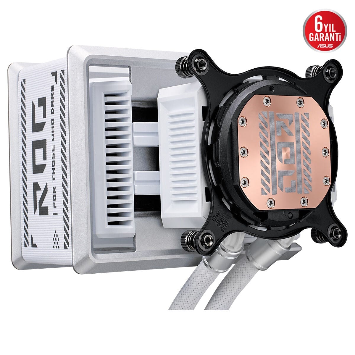 ASUS 360mm ROG RYUO IV 360 WHITE ARGB Sıvı Soğutmalı AM5-1851p İşlemci Fanı Beyaz