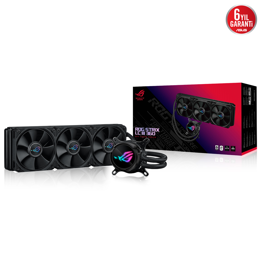 ASUS 360MM ROG STRIX LC III 360 AM5-1851p Sıvı Soğutmalı İşlemci Fanı / 90RC00T0-M0UAY0