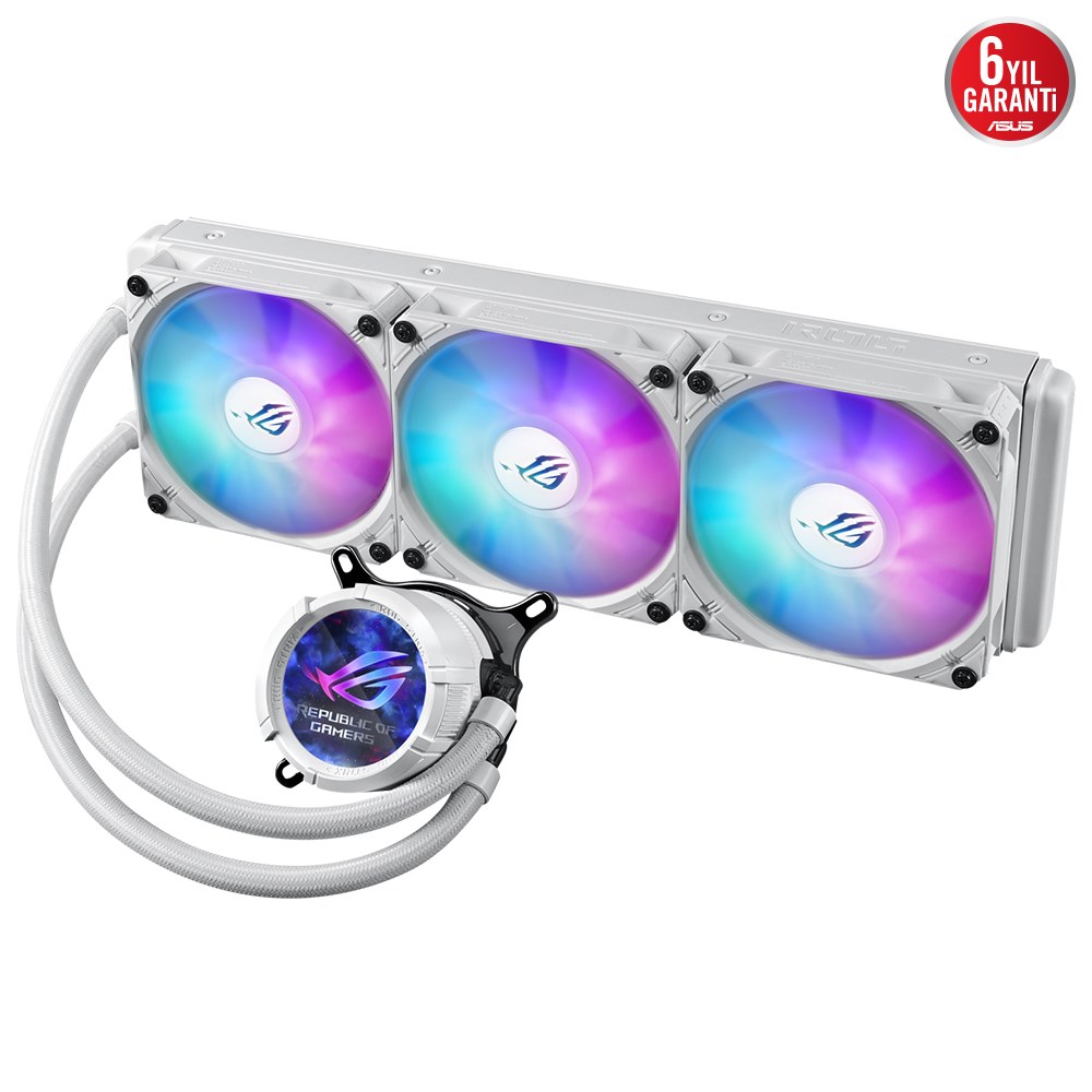 ASUS 360mm ROG STRIX LC III 360 ARGB LCD WHITE AM5-1851p Sıvı Soğutmalı İşlemci Fanı / 90RC00W2-M0UAY0